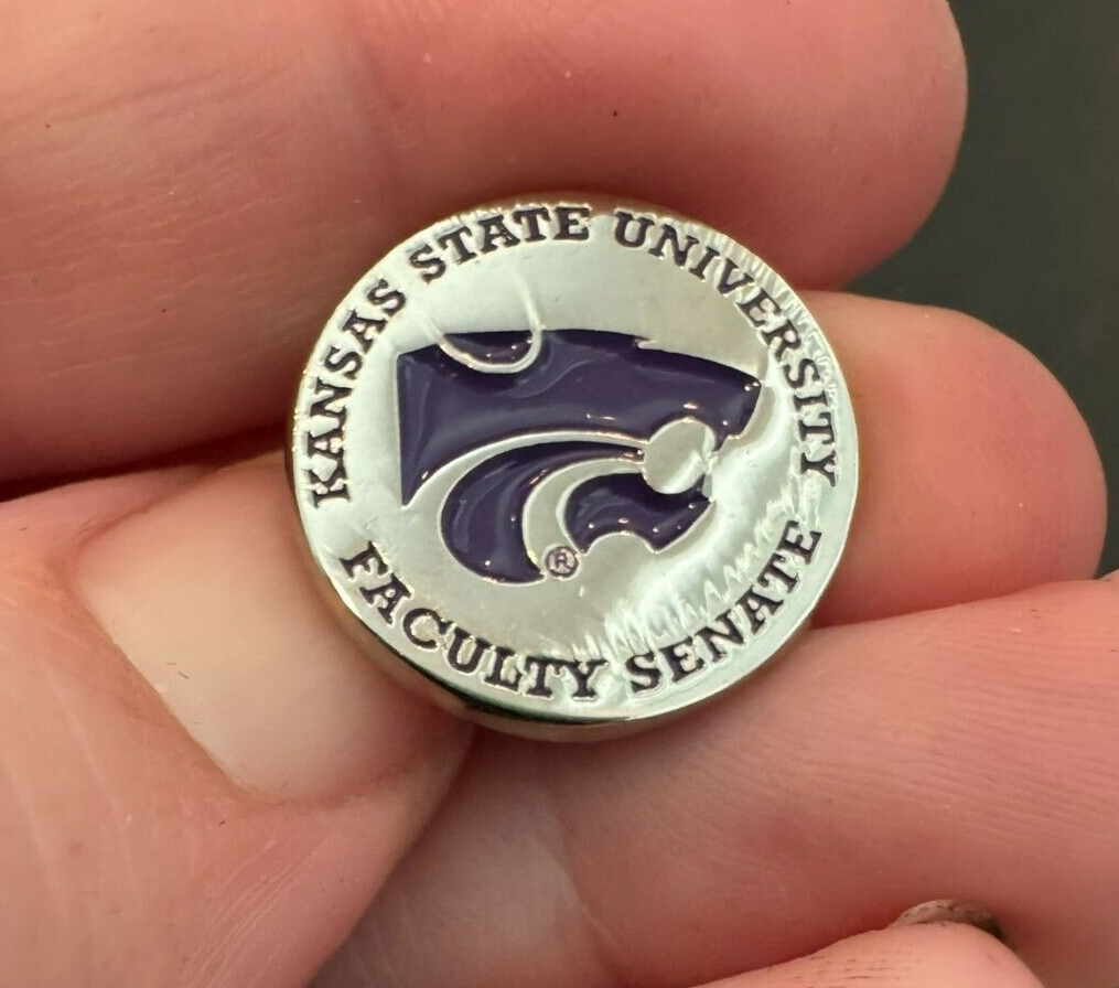 Kansas State University Faculty Senate Lapel Pin Tie Tack Powercat
