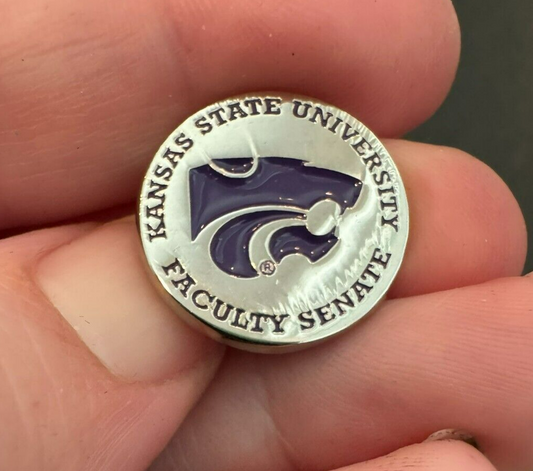 Kansas State University Faculty Senate Lapel Pin Tie Tack Powercat