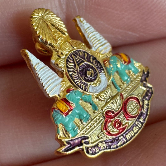 50th Anniversary Celebration Pin Reign of King Rama IX Thailand Tie Tack
