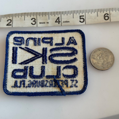 Vintage Alpine Ski Club St Petersburg Florida Patch Fla. St. Skiing