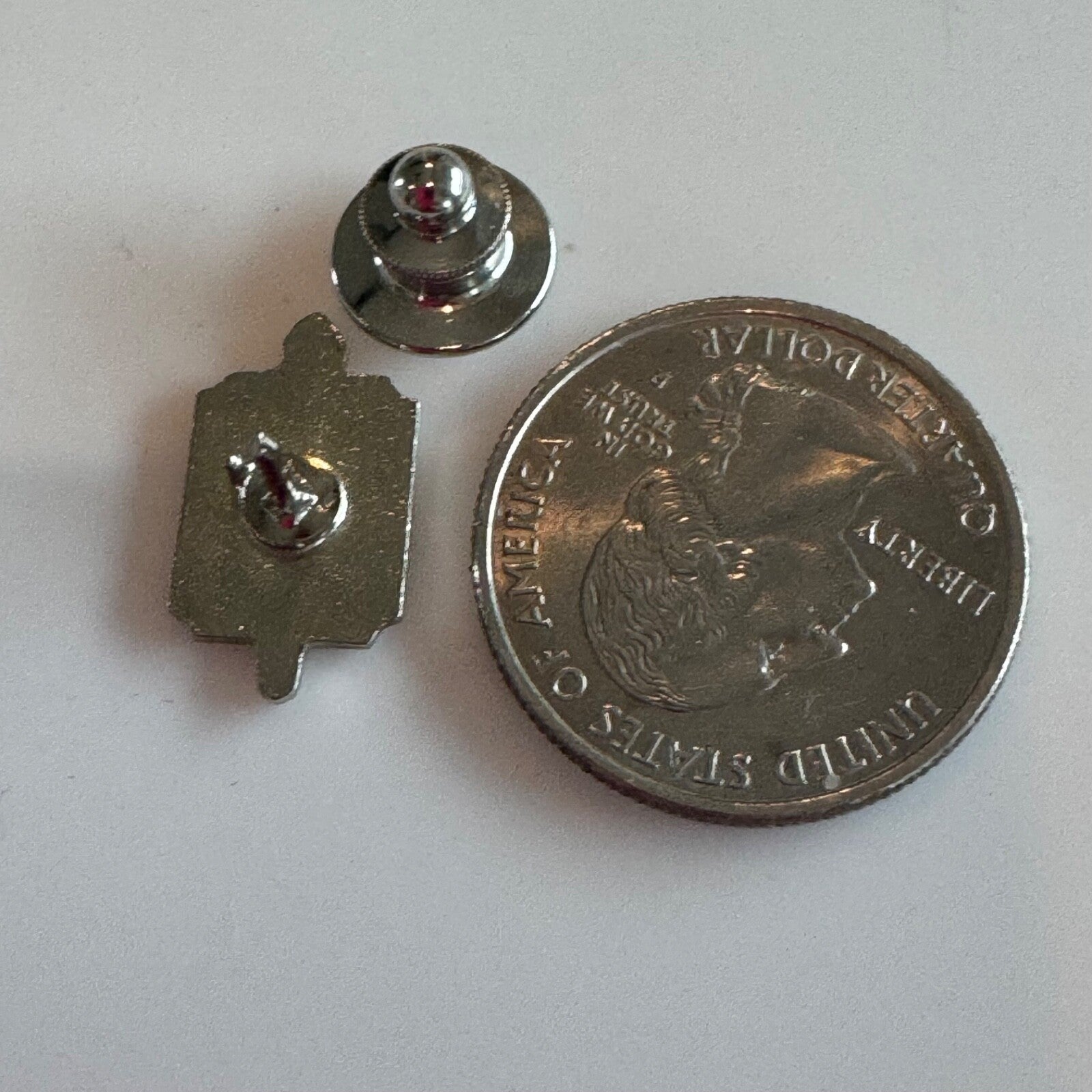 Vintage Alpha Sigma Lambda Honor Society Enamel Crest Shield Lapel Pin 