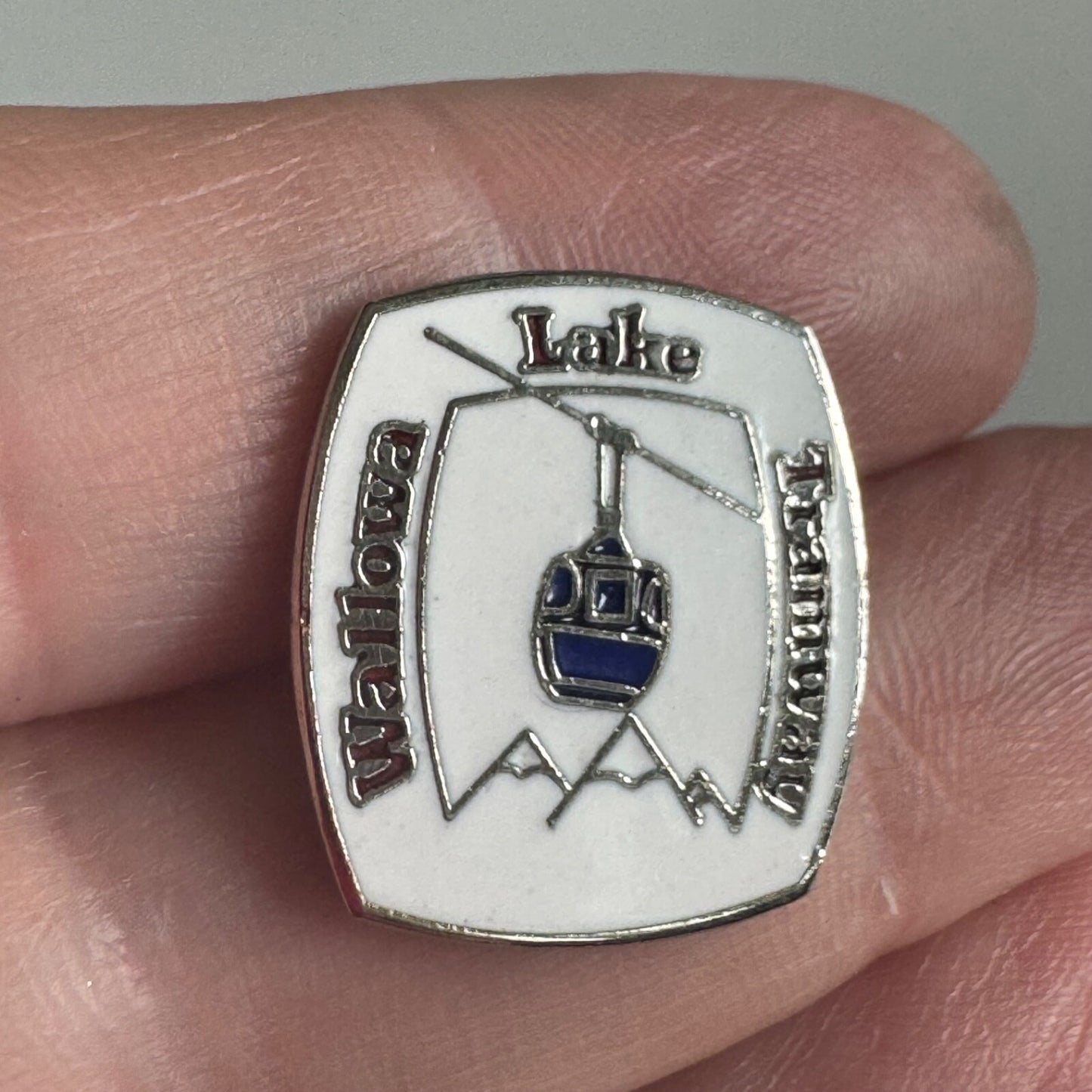Vintage Wallowa Lake Tramway Lapel Pin Gondola Oregon