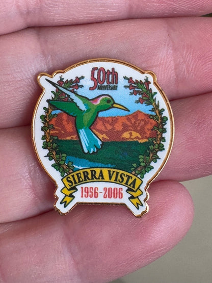 50th Anniversary of Sierra Vista Arizona 2006 Lapel Pin Hummingbird