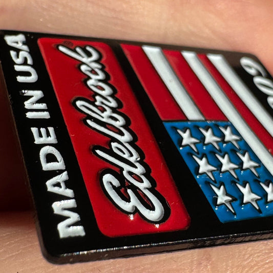 Edelbrock 2009 Made in USA American Flag Lapel Pin