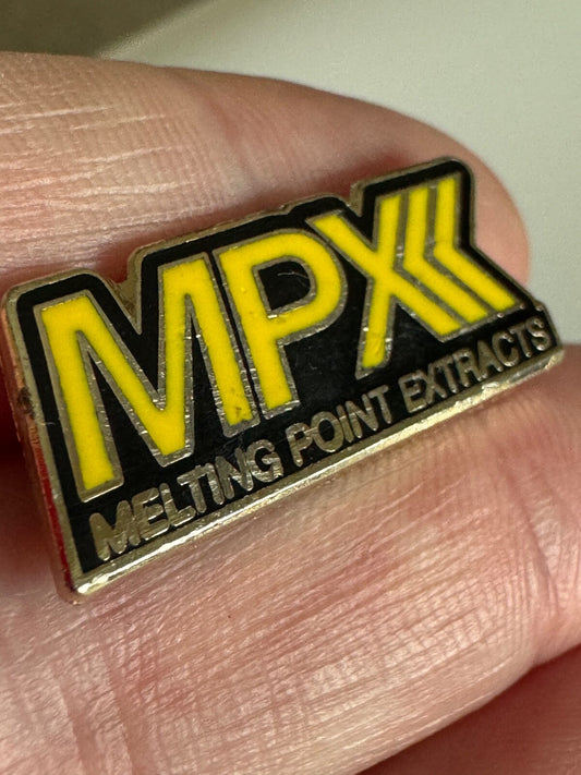 MPX Melting Point Extracts Pin – Brand Promotional Badge