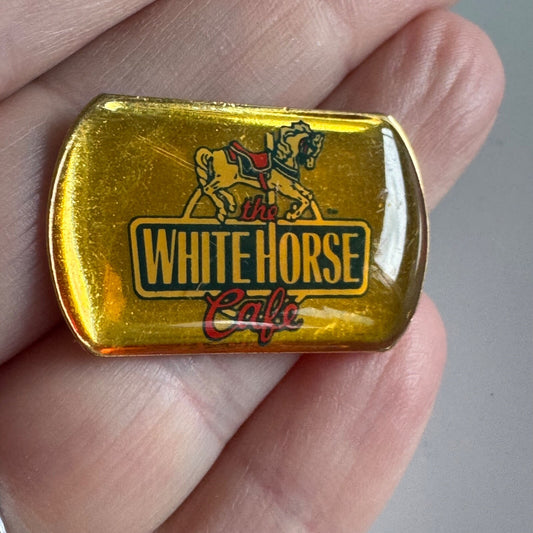 White Horse Cafe Souvenir Tourist Lapel Pin Knoxville Tennessee