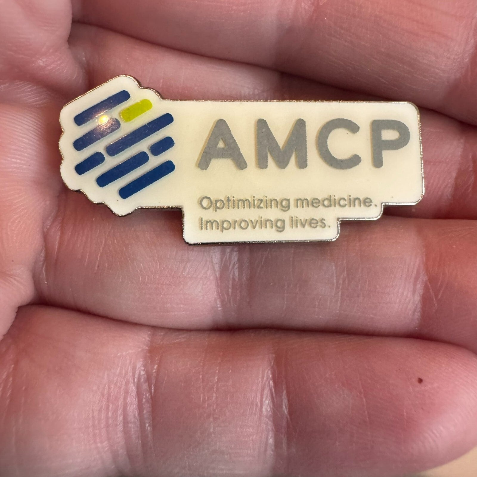 AMCP Academy of Managed Care Pharmacy - Optimizing medicine Improving lives Pin