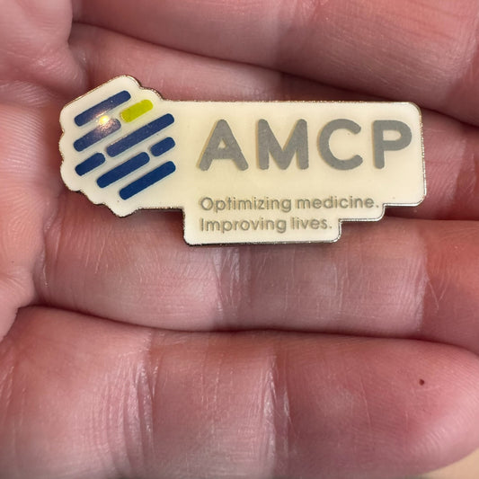 AMCP Academy of Managed Care Pharmacy - Optimizing medicine Improving lives Pin