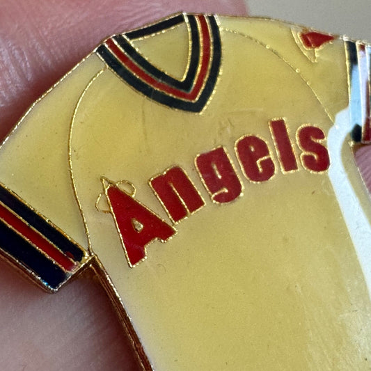 1985 California Anaheim Los Angeles Angels Jersey MLB Peter David Lapel Pin
