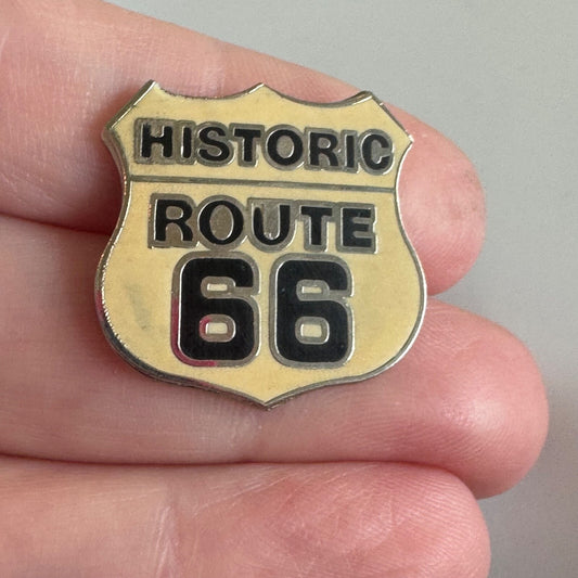 Historic Route 66 Highway Sign Pin 
