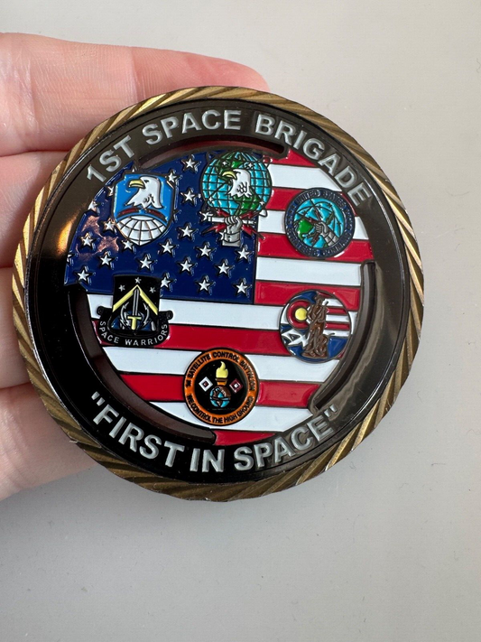 1st Space Brigade Challenge Coin Commander Award for Excellence