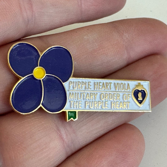 Purple Heart Viola Military Order of the Purple Heart Lapel Pin