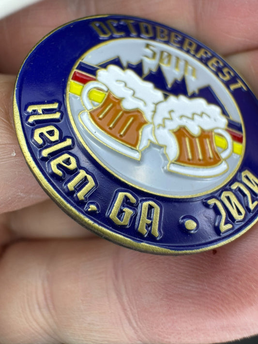50th Octoberfest Helen Georgia 2020 Covid-19 Lapel Pin 