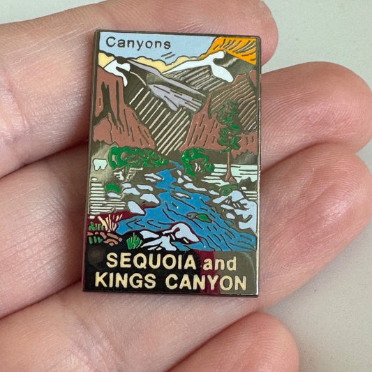Sequoia and Kings Canyon National Parks Lapel Pin – California, USA Canyons