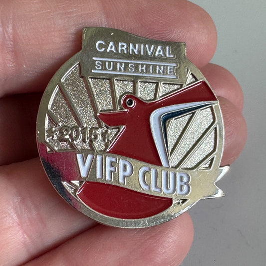 Carnival Cruise Sunshine VIFP Club Pin – 2015 Edition Cruising Cruises