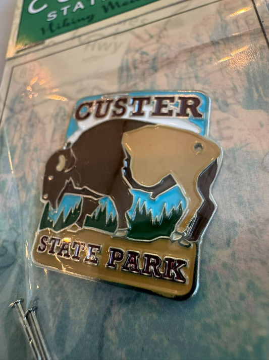 Custer State Park Walking Stick Medallion Buffalo