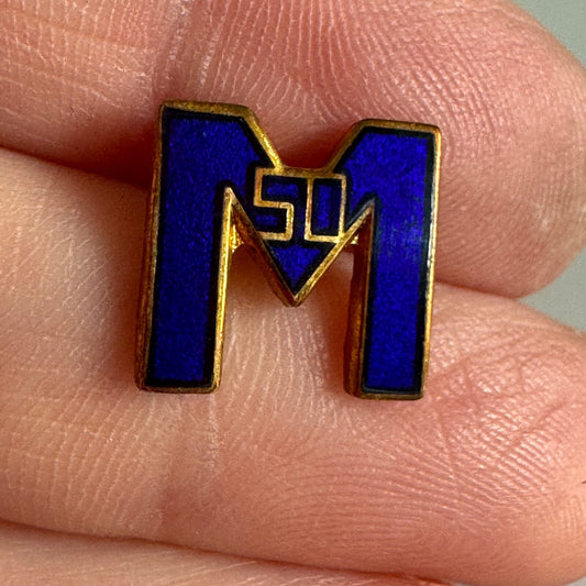 Vintage University of Michigan Wolverines 1950 Union Lapel Pin Tie Tack