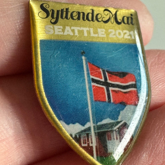2021 Syttende Mai Seattle Norway Lapel Pin Norwegian Bergen