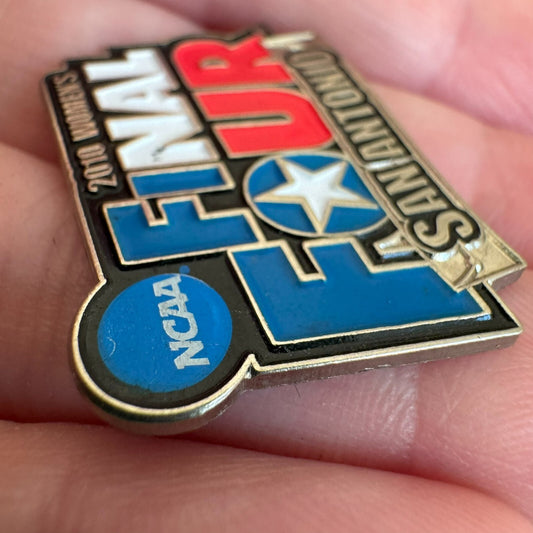 2010 NCAA Womens Final Four San Antonio Lapel Pin UConn Stanford Baylor Oklahoma