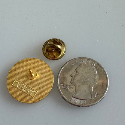 Vintage Michigan Association of Municipal Clerks Gold Tone Lapel Pin Tie Tack