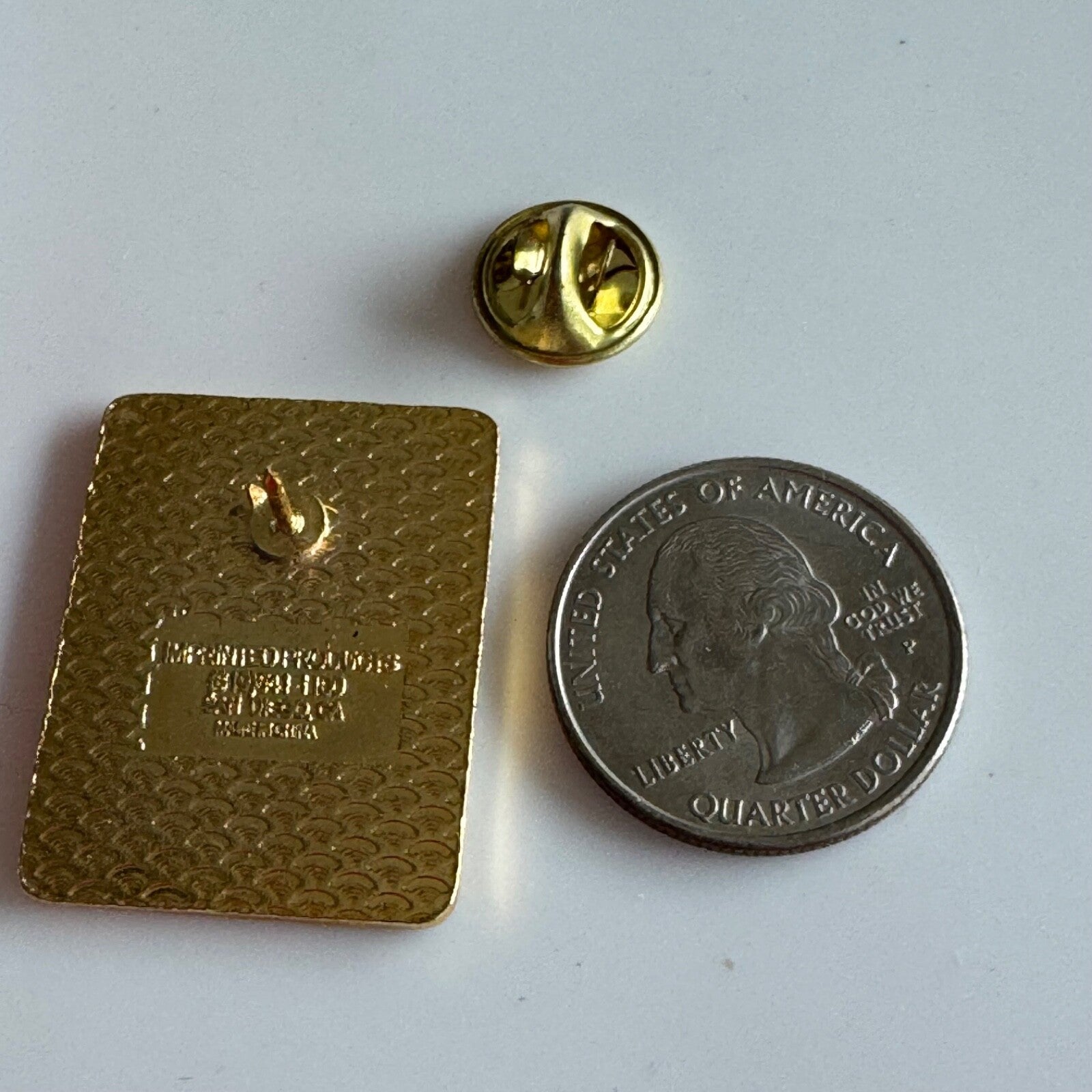 The Ritz-Carlton Atlanta 1996 Hotel Enamel Pin – Gold & Blue