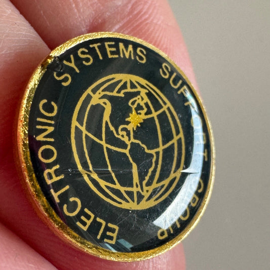 Vintage Electronic Systems Support Group Lapel Pin CERN ?