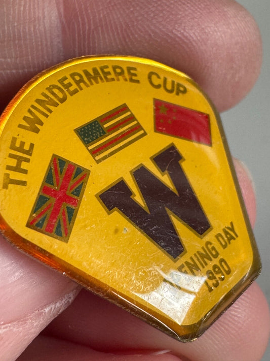 Windermere Cup 1990 Opening Day Pin – Rowing Regatta University of Washington UW
