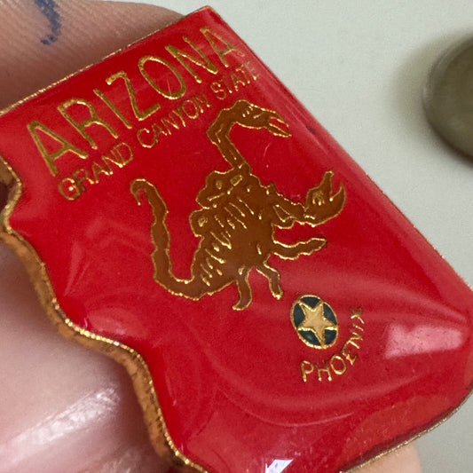 Arizona Grand Canyon State Scorpion Lapel Pin – USA