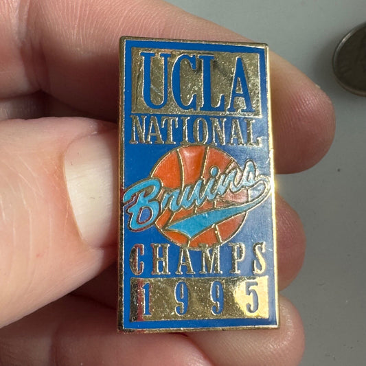 Vintage University of California Los Angeles UCLA Bruins Champs 1995 Lapel Pin