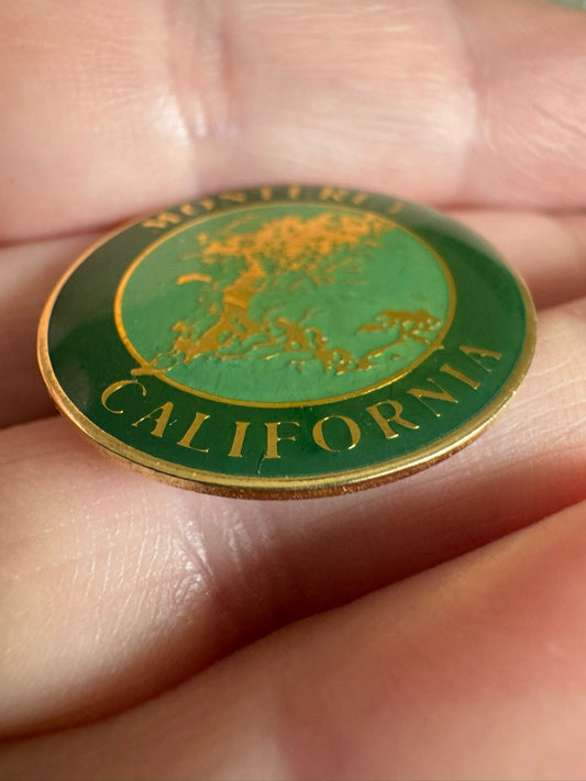 Vintage Monterey California Lapel Pin Souvenir Tourist