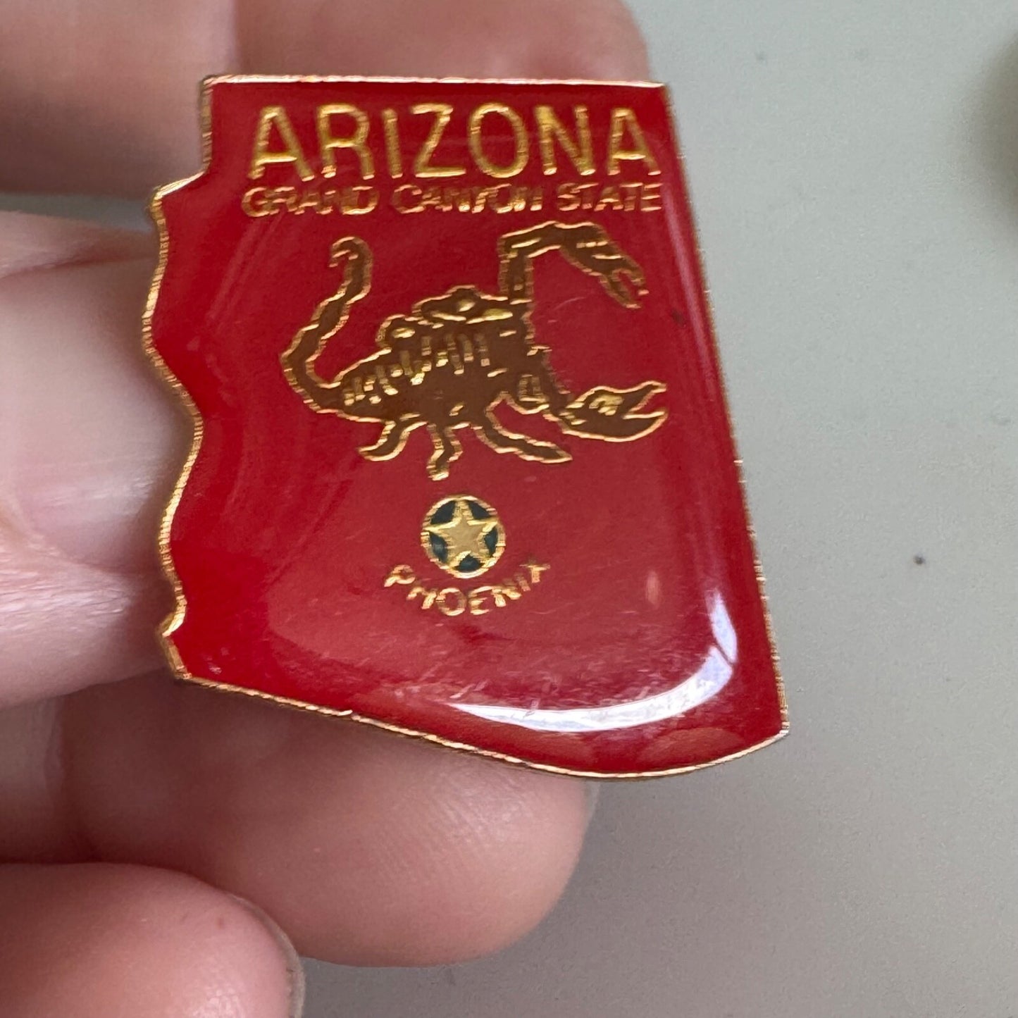 Arizona Grand Canyon State Scorpion Lapel Pin – USA