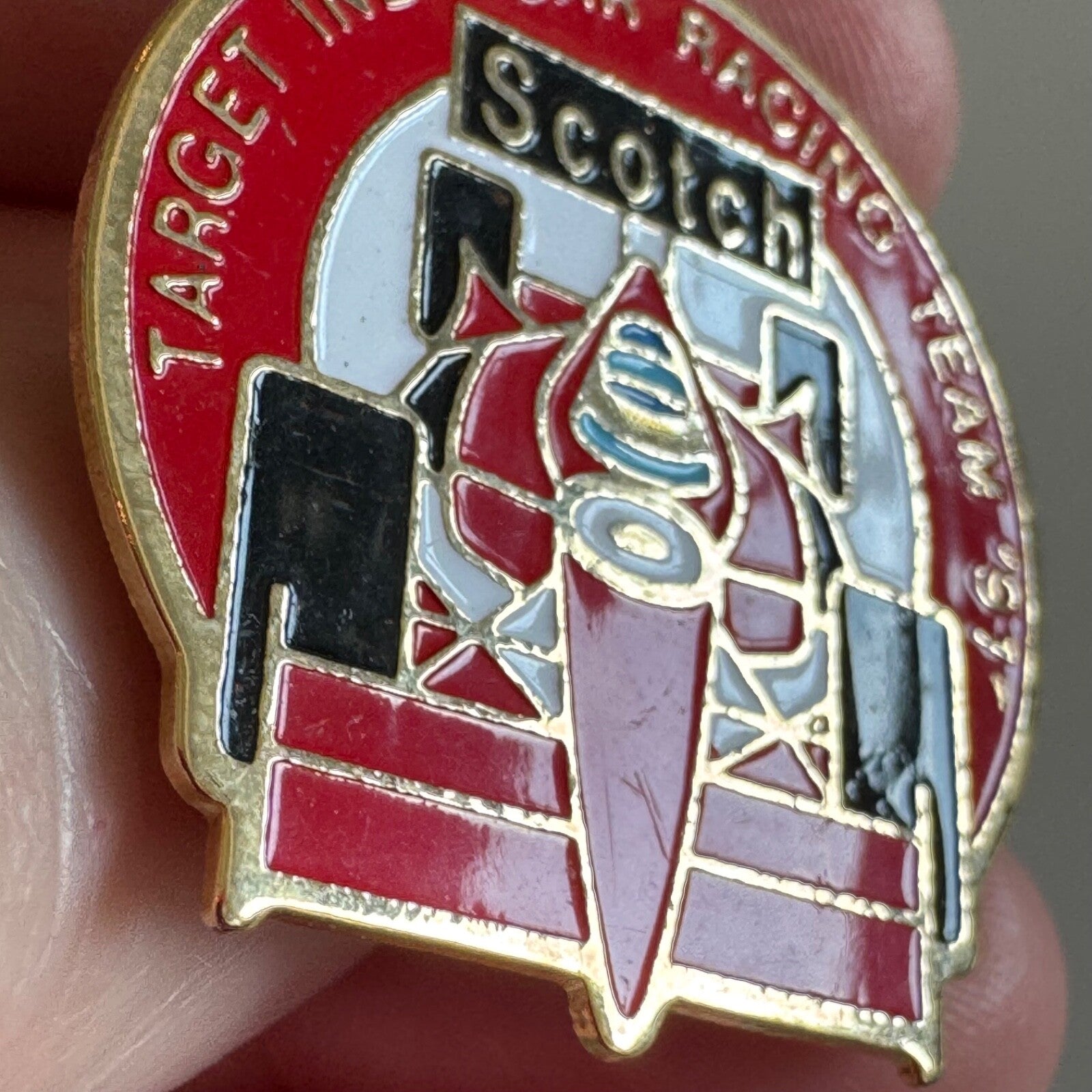 Vintage Target Indy Racing Team 1991 Scotch Lapel Pin