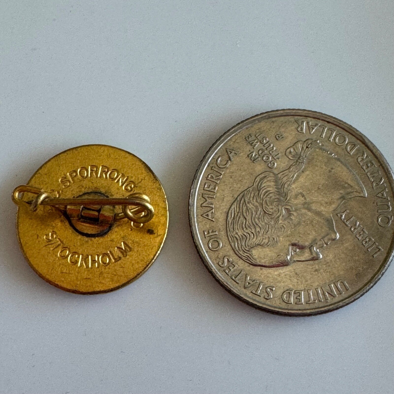 Vintage Sweden Gymnastiska Centalinstitutet Swedish School of Gymnastics Pin