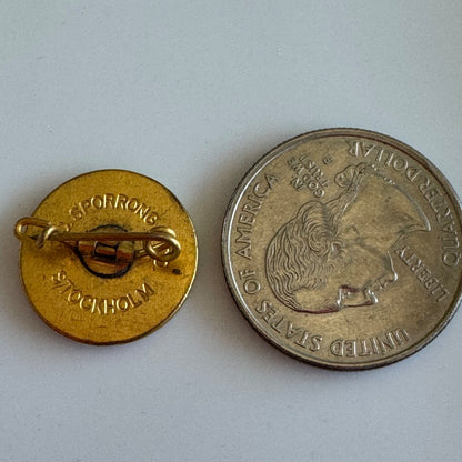 Vintage Sweden Gymnastiska Centalinstitutet Swedish School of Gymnastics Pin