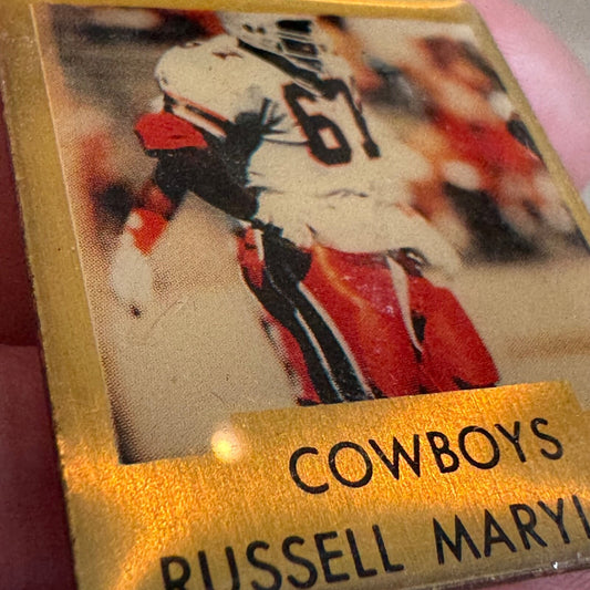Vintage Dallas Cowboys Russell Maryland Lapel Pin 1991 ACE MVP NFL
