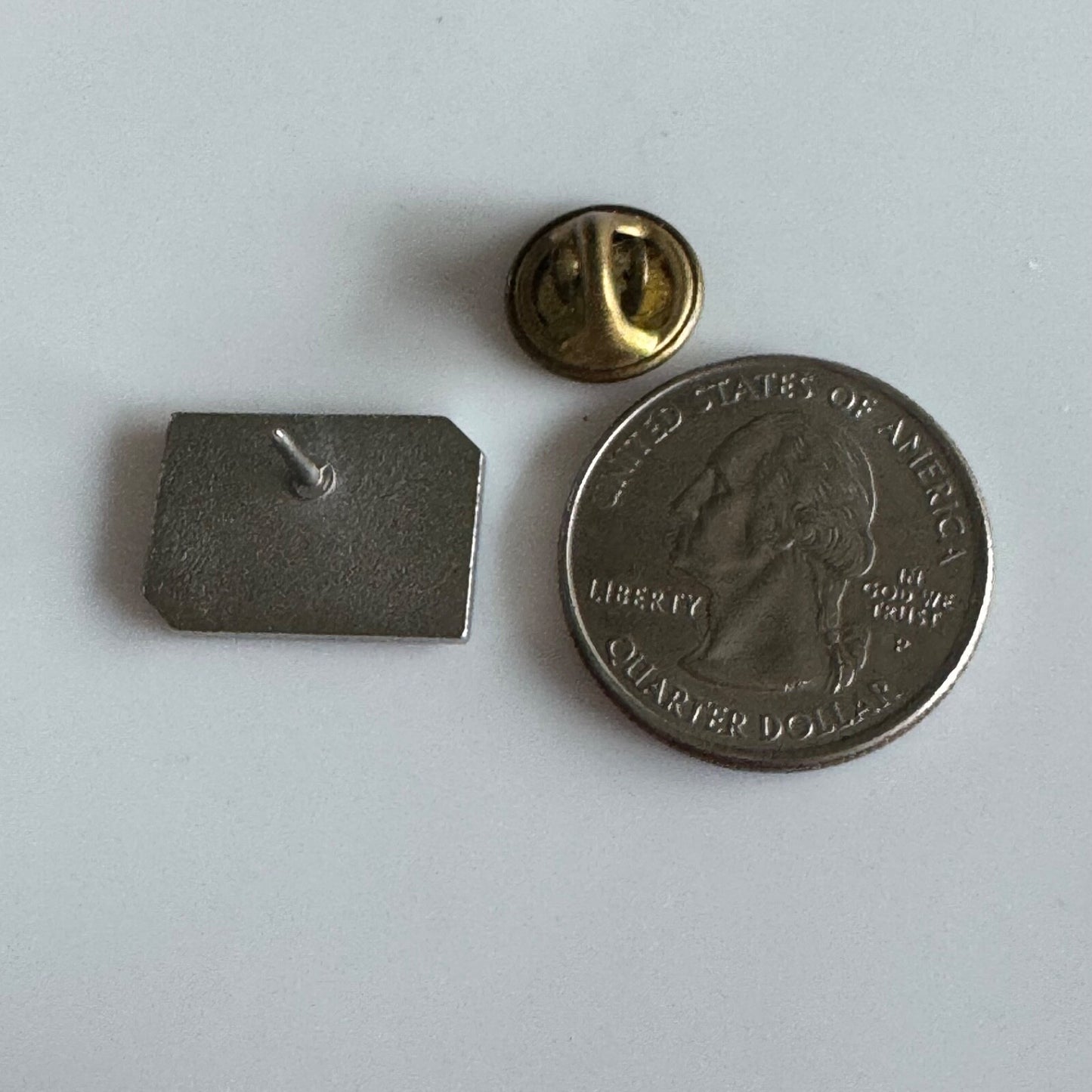 Systemhouse XV Lapel Pin – Vintage Silver