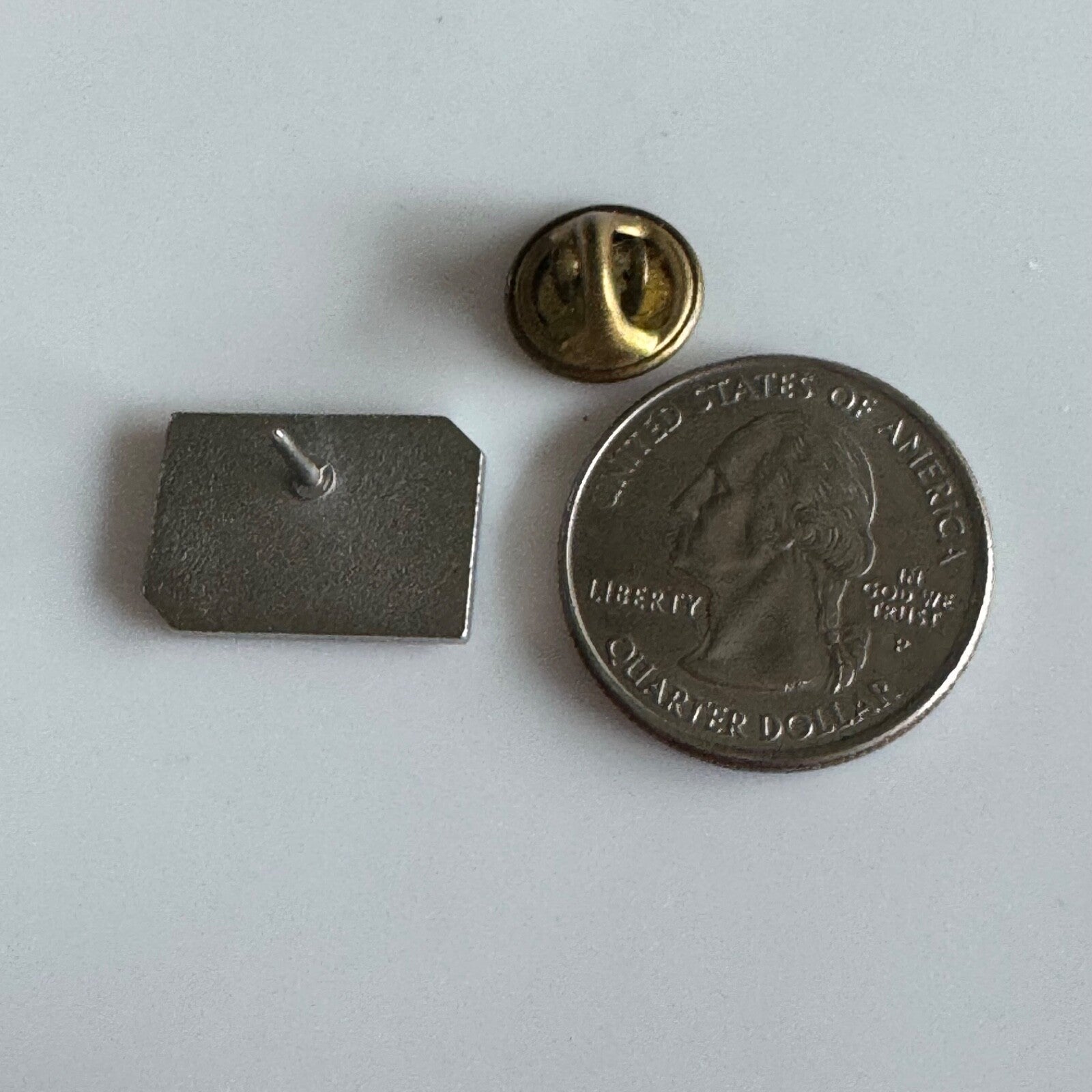 Systemhouse XV Lapel Pin – Vintage Silver