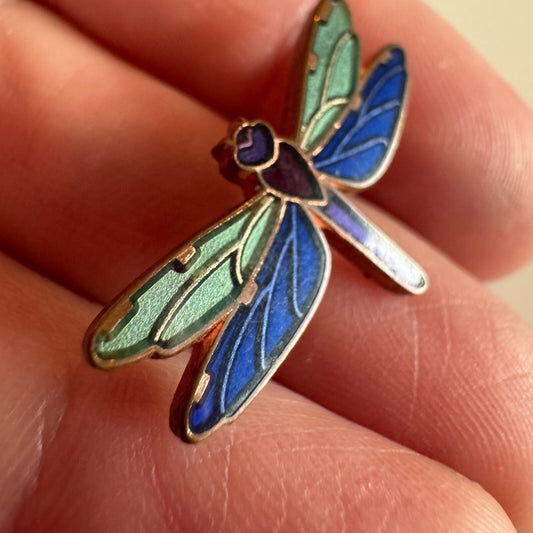 Beautiful Taylor Lewis Dragonfly Lapel Pin