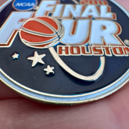 2011 NCAA Final Four Houston Lapel Pin VCU Butler UConn Kentucky Enamel