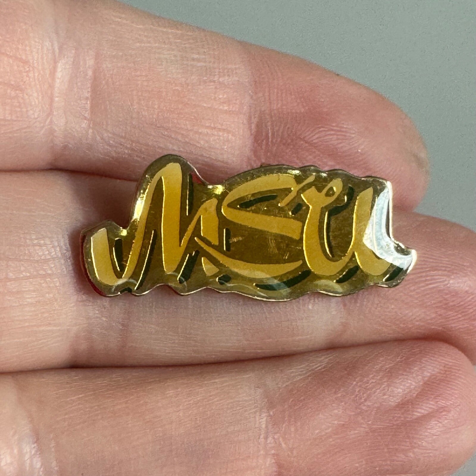 Vintage Michigan State University MSU Spartans Tie Tack Pin