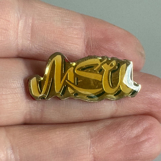 Vintage Michigan State University MSU Spartans Tie Tack Pin