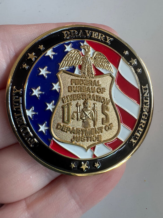 FBI Challenge Coin Federal Bureau of Investigation