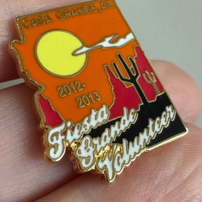 Fiesta Grande Volunteer Casa Grande AZ 2012 2013 Pin 