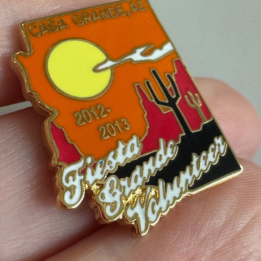 Fiesta Grande Volunteer Casa Grande AZ 2012 2013 Pin 