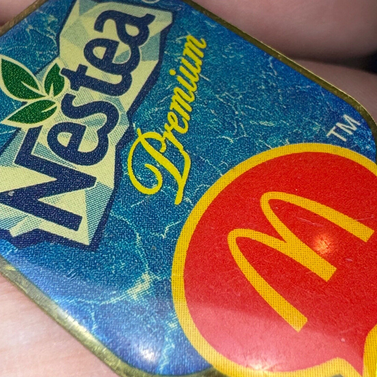 Vintage McDonalds Nestea Premium Logo Lapel Pin