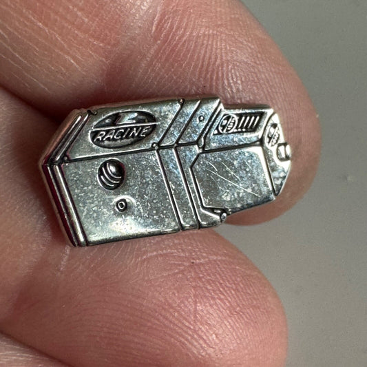 Vintage Racine Railroad Products Lapel Pin Machinery RARE
