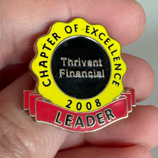 2008 Thrivent Financial Chapter of Excellence Leader Lapel Pin
