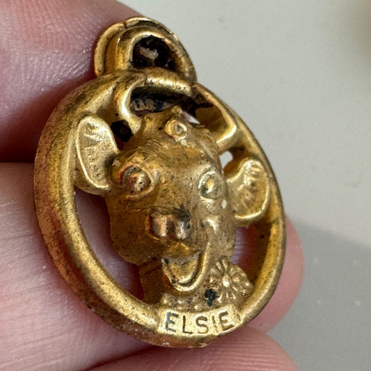 Elsie the Cow Crackerjack Charm Pendant