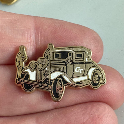 Vintage Ramblin' Wreck Georgia Tech Lapel Pin