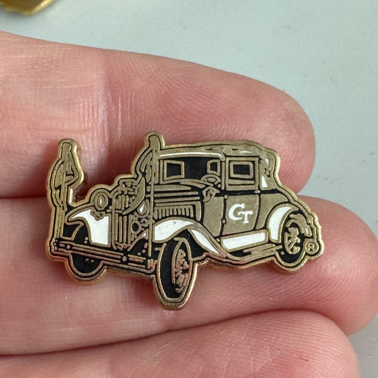 Vintage Ramblin' Wreck Georgia Tech Lapel Pin